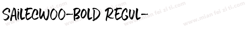 SailecW00-Bold Regul字体转换